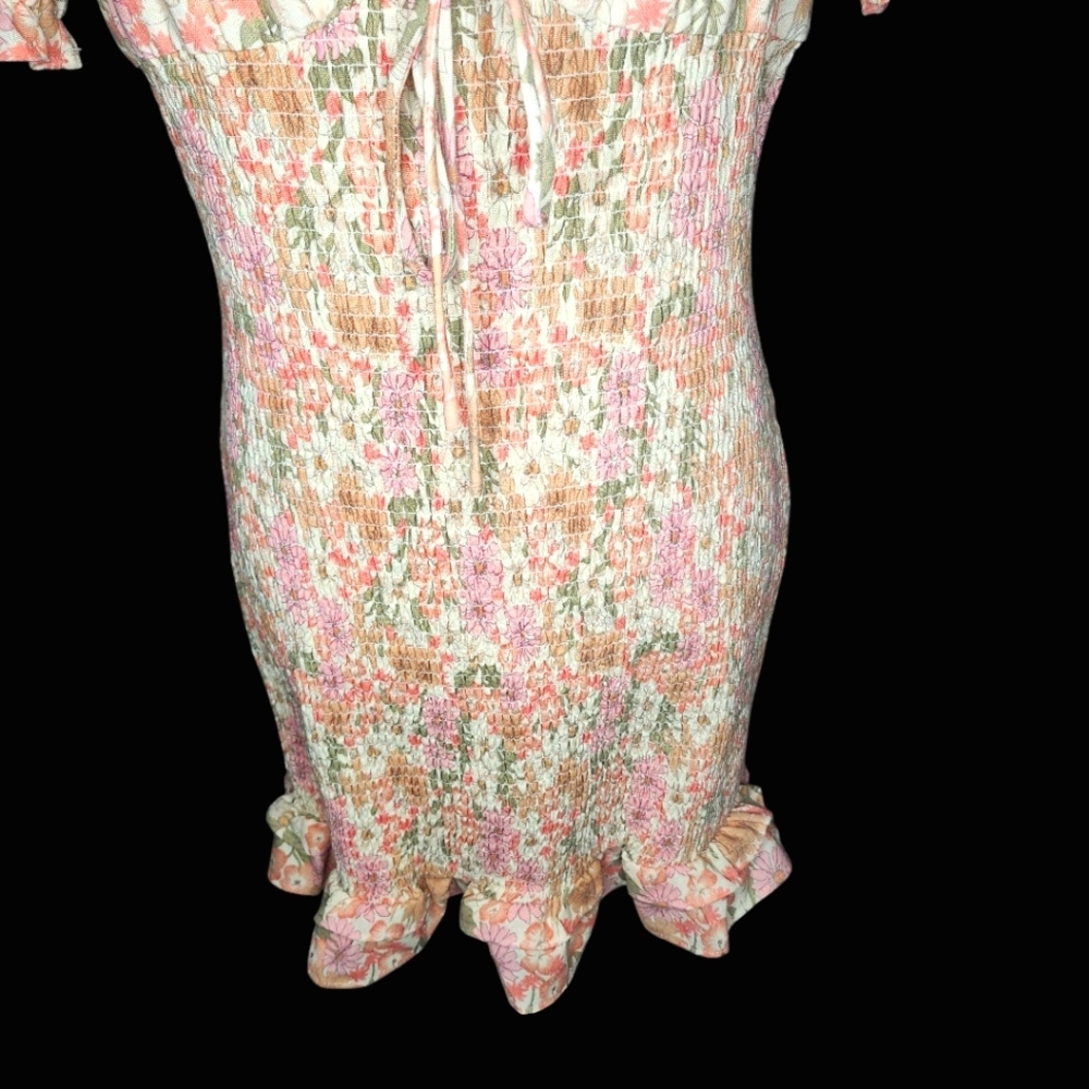 ๐๏ธ GLAMOROUS Floral Linen Vintage Mini - 10 - Picture 10 of 14